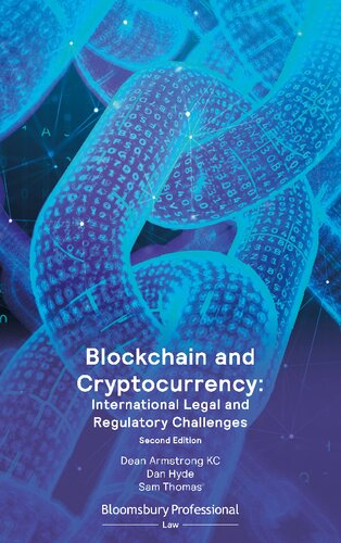 Blockchain and Cryptocurrency: International Legal and Regulatory Challenges (PDF/EPUB Version)