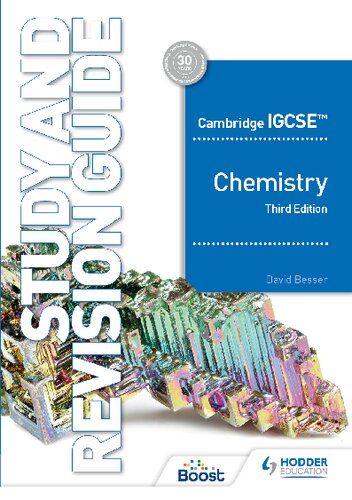 Cambridge IGCSE™ Chemistry Study and Revision Guide Third Edition: Hodder Education Group (PDF/EPUB Version)