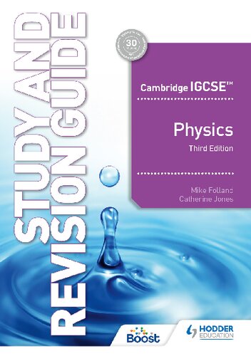 Cambridge IGCSE™ Physics Study and Revision Guide Third Edition: Hodder Education Group (PDF/EPUB Version)