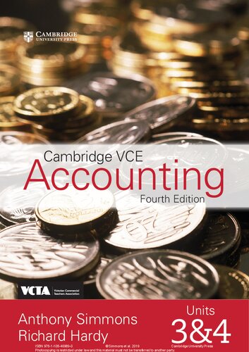 Cambridge VCE Accounting Units 3 & 4 (PDF/EPUB Version)