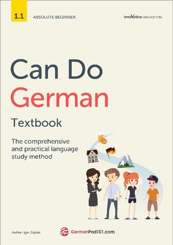 Can Do German Textbook: The comprehensive and practical language study method (PDF/EPUB Version)