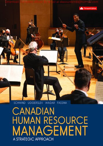 Canadian Human Resource Management (PDF/EPUB Version)