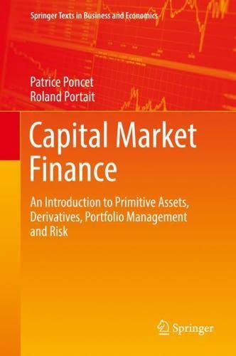 Capital Market Finance: An Introduction to Primitive Assets, Derivatives, Portfolio Management and Risk (PDF/EPUB Version)
