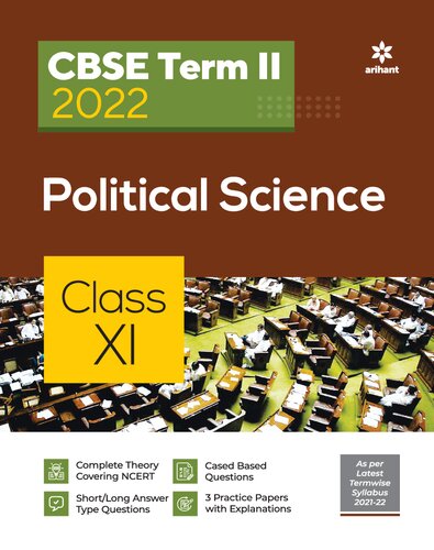 CBSE Political Science Term 2 Class 11 for 2022 Exam (Cover Theory and MCQs) (PDF/EPUB Version)