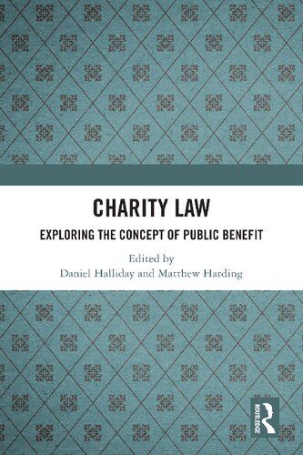 Charity Law: Exploring the Concept of Public Benefit (PDF/EPUB Version)