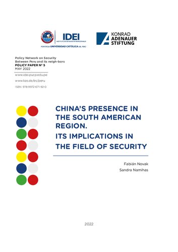 China’s presence in the South American region. Its implications in the field of security (PDF/EPUB Version)