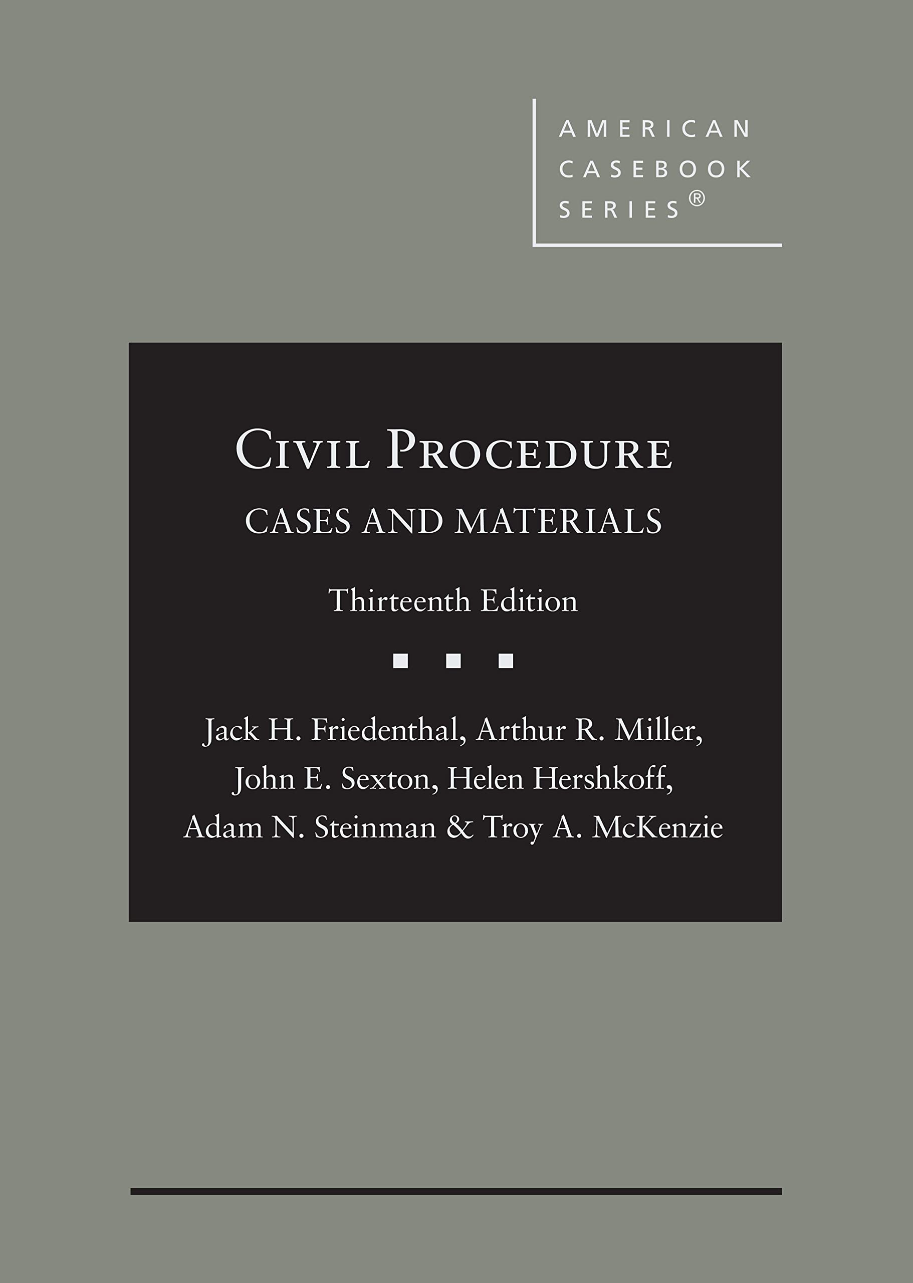 Civil Procedure: Cases and Materials (American Casebook Series) (PDF/EPUB Version)