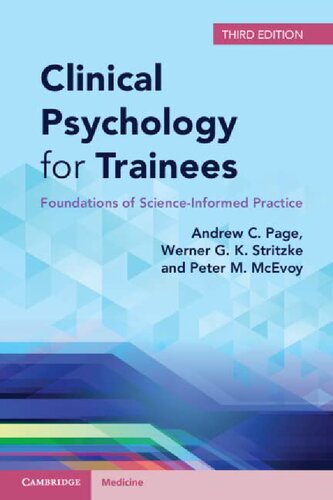 Clinical Psychology for Trainees: Foundations of Science-Informed Practice (PDF/EPUB Version)