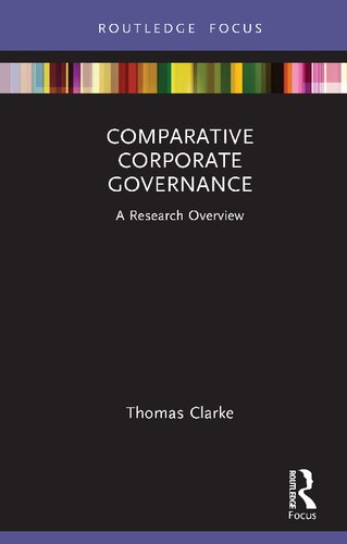 Comparative Corporate Governance: A Research Overview (PDF/EPUB Version)