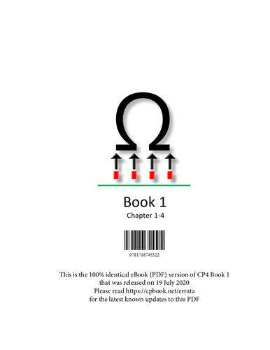 Competitive Programming 4 - Book 1 (PDF/EPUB Version)