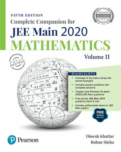 Complete Companion for IIT JEE Main Part 2 Volume II (PDF/EPUB Version)