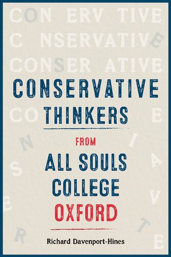Conservative Thinkers from All Souls College Oxford (PDF/EPUB Version)