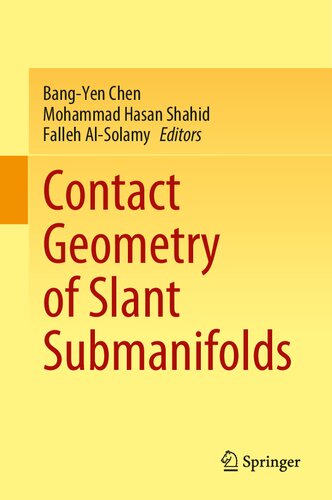 Contact Geometry of Slant Submanifolds (PDF/EPUB Version)