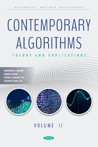Contemporary Algorithms: Theory and Applications Volume II (PDF/EPUB Version)