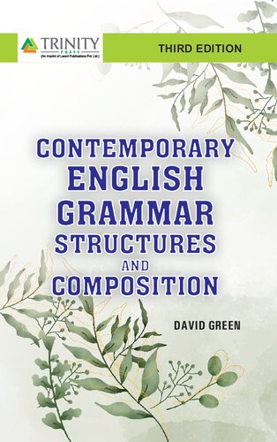 Contemporary English Grammar: Structures and Composition (PDF/EPUB Version)