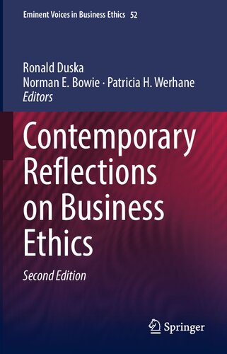 Contemporary Reflections on Business Ethics (PDF/EPUB Version)