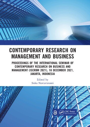 Contemporary Research on Management and Business (PDF/EPUB Version)
