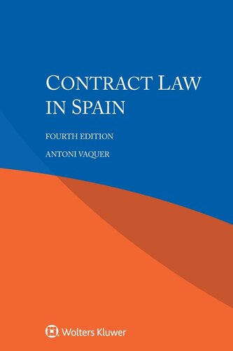 Contract Law in Spain (PDF/EPUB Version)