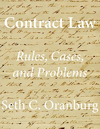 Contract Law: Rules, Cases and Problems (PDF/EPUB Version)