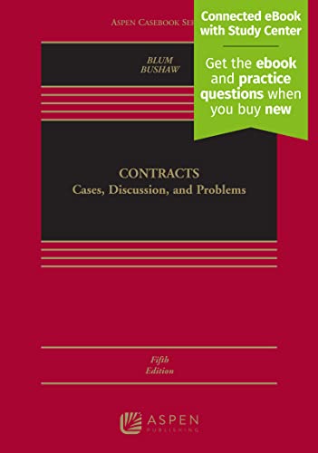 Contracts: Cases, Discussion, and Problems [Connected eBook with Study Center] (PDF/EPUB Version)