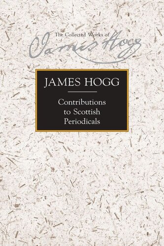 Contributions to Scottish Periodicals (PDF/EPUB Version)