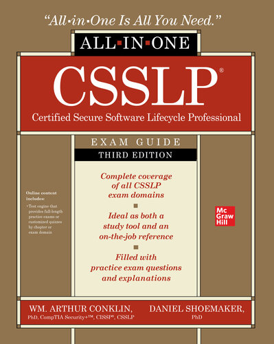 Csslp Secure Software Lifecycle Professional All-In-One Exam Guide, Third Edition (PDF/EPUB Version)