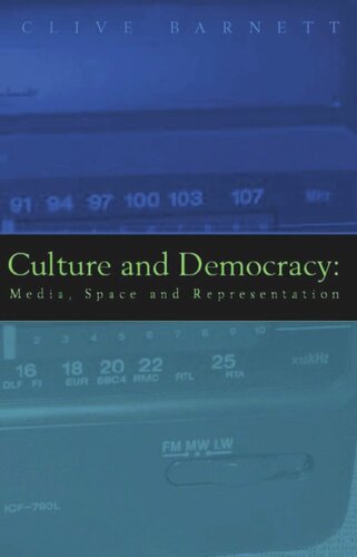 Culture and Democracy: Media, Space and Representation (PDF/EPUB Version)