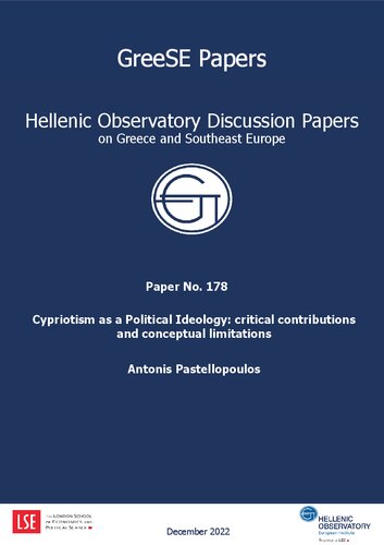 Cypriotism as a political ideology: critical contributions and conceptual limitations (PDF/EPUB Version)
