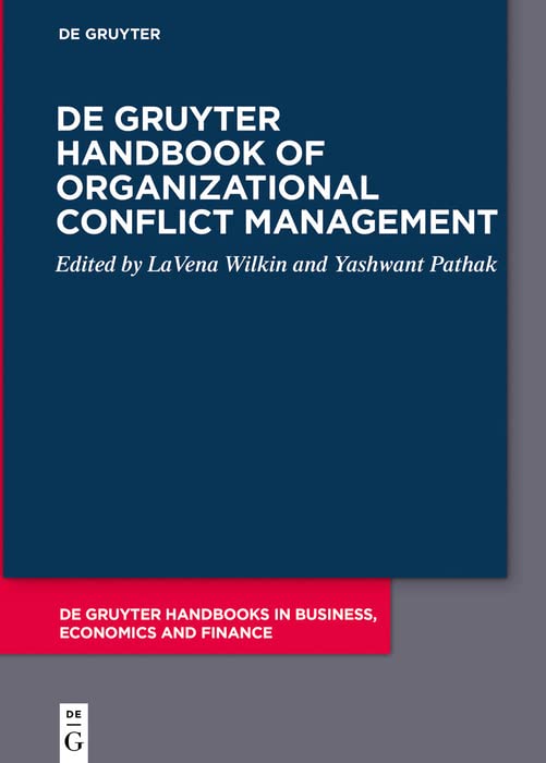 De Gruyter Handbook of Organizational Conflict Management (PDF/EPUB Version)