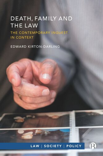 Death, Family and the Law: The Contemporary Inquest in Context (PDF/EPUB Version)