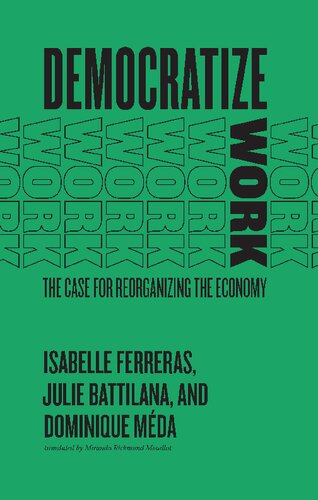 Democratize Work The Case for Reorganizing the Economy. (PDF/EPUB Version)