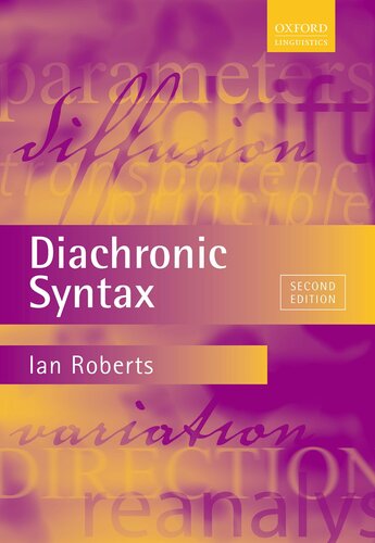 Diachronic Syntax (Oxford Textbooks in Linguistics) (PDF/EPUB Version)