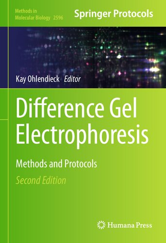 Difference Gel Electrophoresis: Methods and Protocols (PDF/EPUB Version)