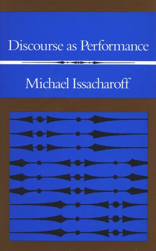 Discourse as Performance (PDF/EPUB Version)