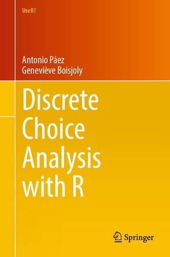 Discrete Choice Analysis With R (PDF/EPUB Version)