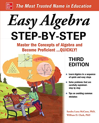 Easy Algebra Step-by-Step, Third Edition (Easy Step-By-Step) (PDF/EPUB Version)
