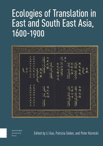 Ecologies of Translation in East and South East Asia, 1600-1900 (PDF/EPUB Version)