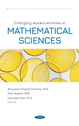 Emerging Advancements in Mathematical Sciences (PDF/EPUB Version)
