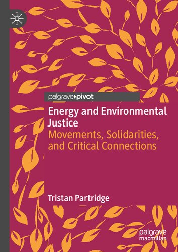 Energy and Environmental Justice: Movements, Solidarities, and Critical Connections (PDF/EPUB Version)