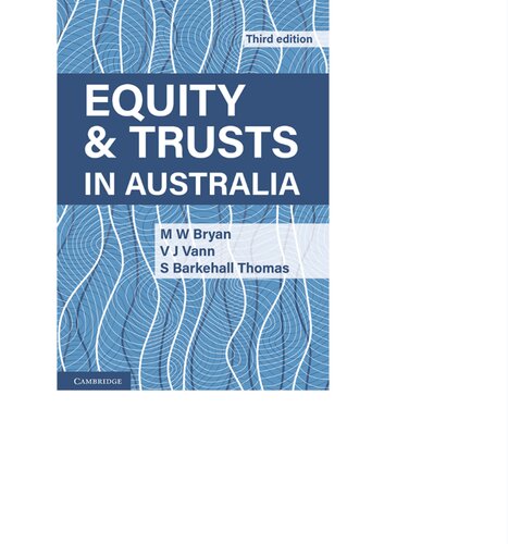 Equity and Trusts in Australia (PDF/EPUB Version)