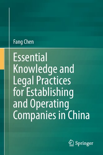 Essential Knowledge and Legal Practices for Establishing and Operating Companies in China (PDF/EPUB Version)