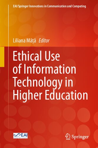 Ethical Use Of Information Technology In Higher Education (PDF/EPUB Version)