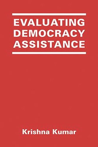 Evaluating Democracy Assistance (PDF/EPUB Version)