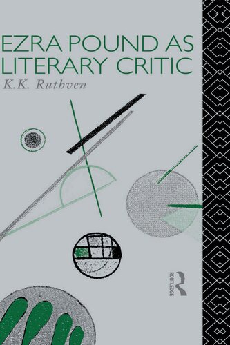 Ezra Pound As Literary Critic (PDF/EPUB Version)