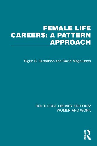 Female Life Careers A Pattern Approach (PDF/EPUB Version)