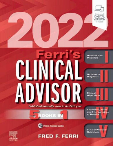 Ferri's Clinical Advisor 2022 (PDF/EPUB Version)