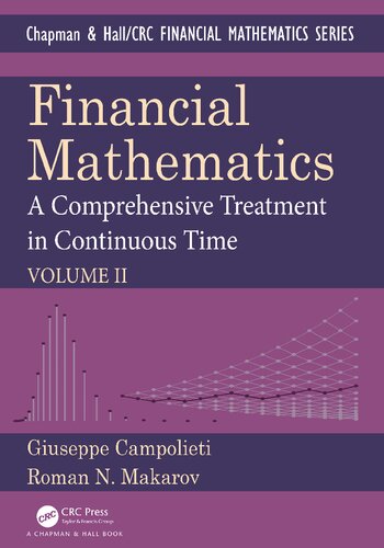 Financial Mathematics: A Comprehensive Treatment in Continuous Time Volume II (PDF/EPUB Version)