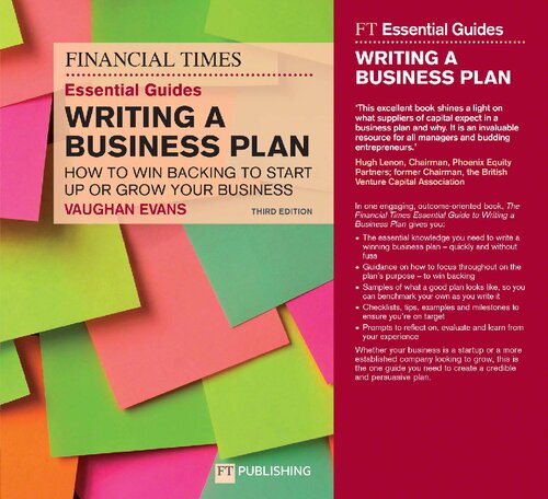 financial times essential guide to writing a business plan how to win backing to start up or grow your business (PDF/EPUB Version)