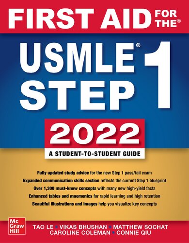 First Aid for the USMLE Step 1 2022 - A Student-to-Student Guide (PDF/EPUB Version)