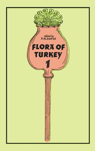 Flora of Turkey, Volume 1 (PDF/EPUB Version)